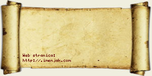 Jana Karajović vizit kartica